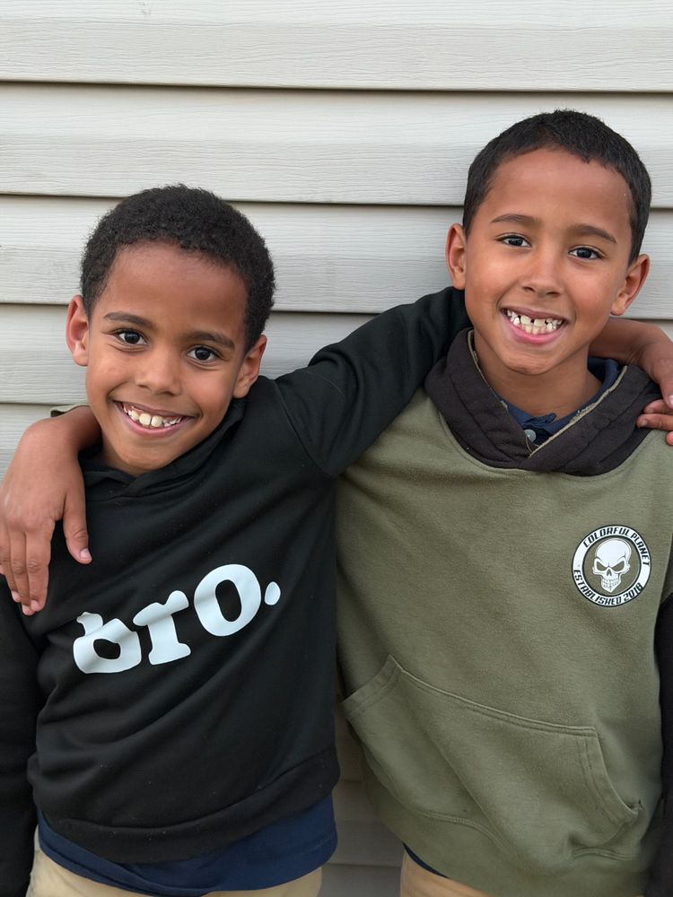 Keaton and Keston during tutoring!