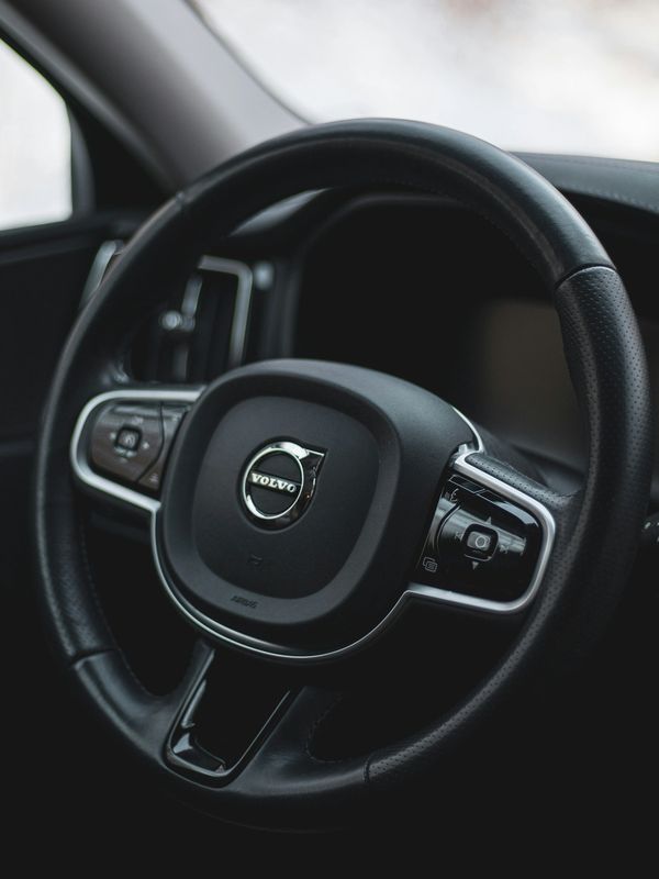 Volvo steering wheel