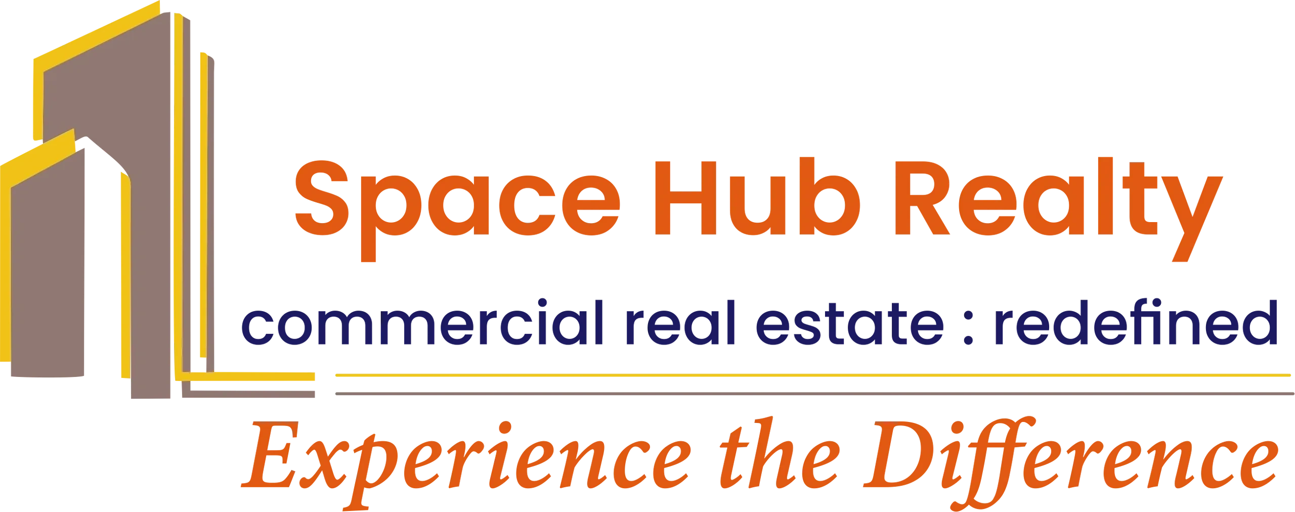 Logo of Space Hub Realty, a commercial real estate company.