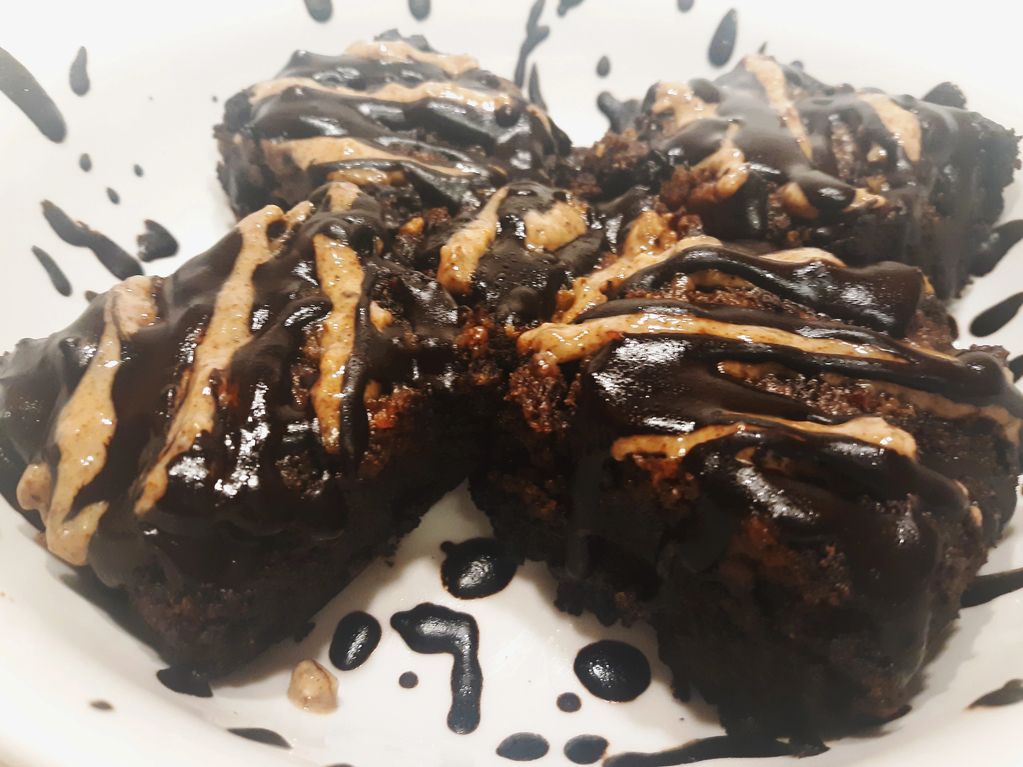 Carob and Almond Butter Brownies