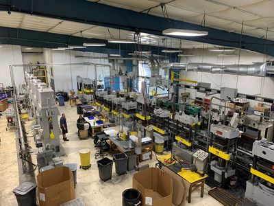 compression molding shop in Hutchinson, Minnesota.