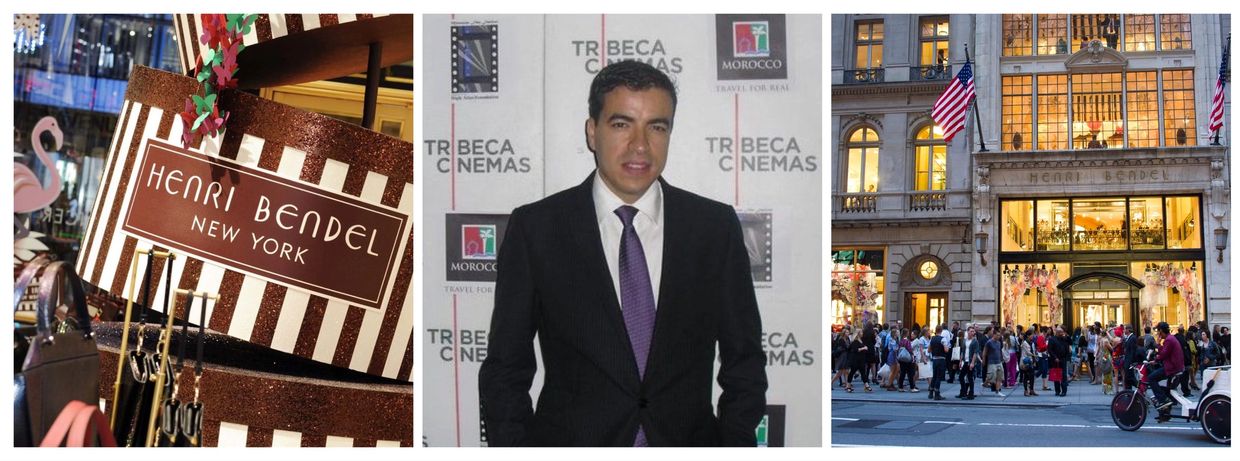 The Moroccan Room represented by founder Ali El Hajji at Henry Bendel New York City Event.