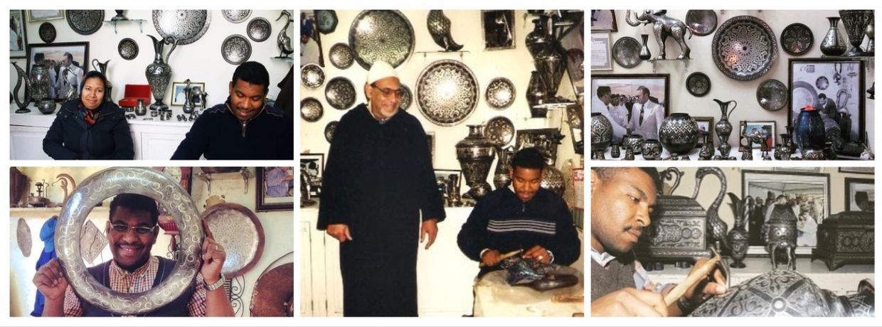 Palais Damasquini is the leader in Damascene craftsmanship creating ornate handmade Moroccan accents.