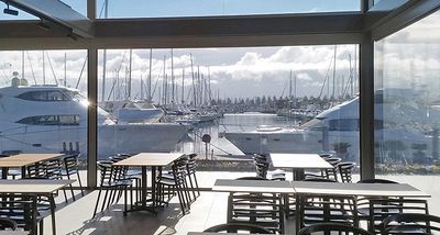 Ziptrak outdoor patio blinds