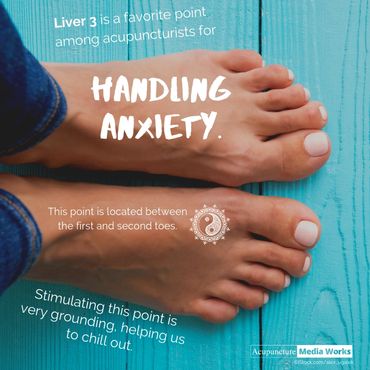 Acupuncture can help with anxiety.