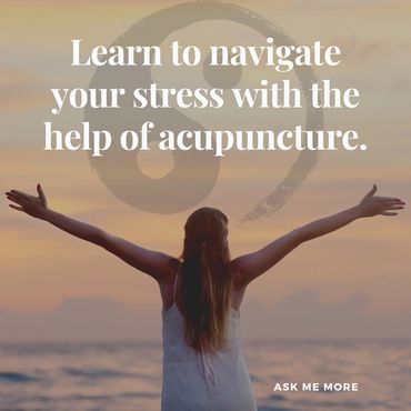 Acupuncture can help with stress