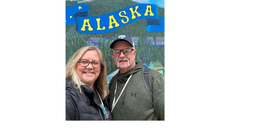Mindy and Eric. Eric is a certified Alaska travel expert.