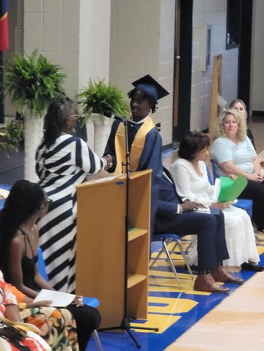 May 16, 2024, West Lowndes High School graduate recipient of the Motley High School Class of 1976 Sc
