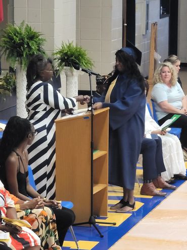 May 16, 2024, West Lowndes High School graduate recipient of the Motley High School Class of 1976 Sc