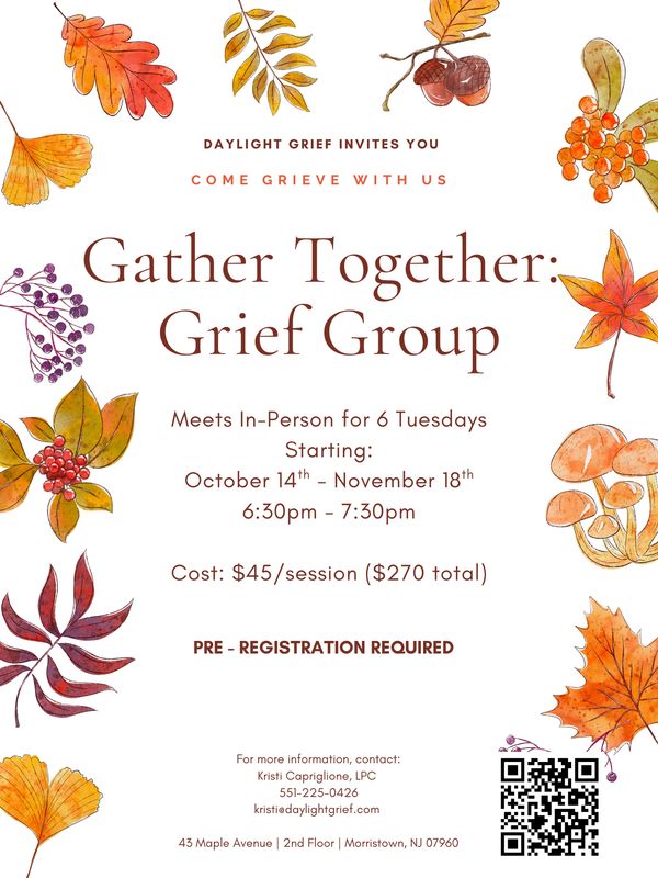 If you have any questions or would like more information email: kristi@daylightgrief.com
