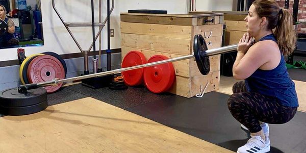 Woman lifting weight