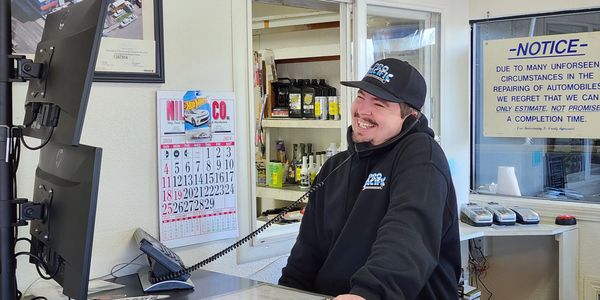 Our Service Adviser. Funny and Loves his Camaro