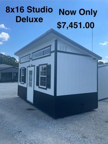 8x16 Studio Deluxe priced at $7,451.