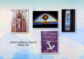 Altar, Stained Glass and Banners