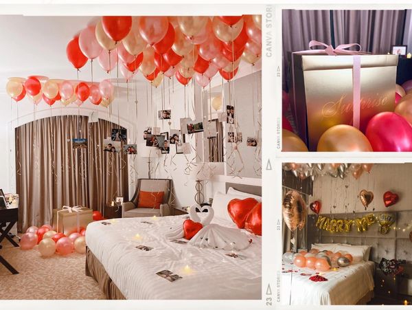 Room of Balloons - Marriage proposal surprise