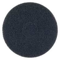 Black floor finish stripping pad