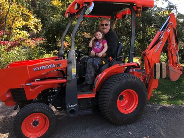 excavation, planting, trenching, spreading loan, and site preparation