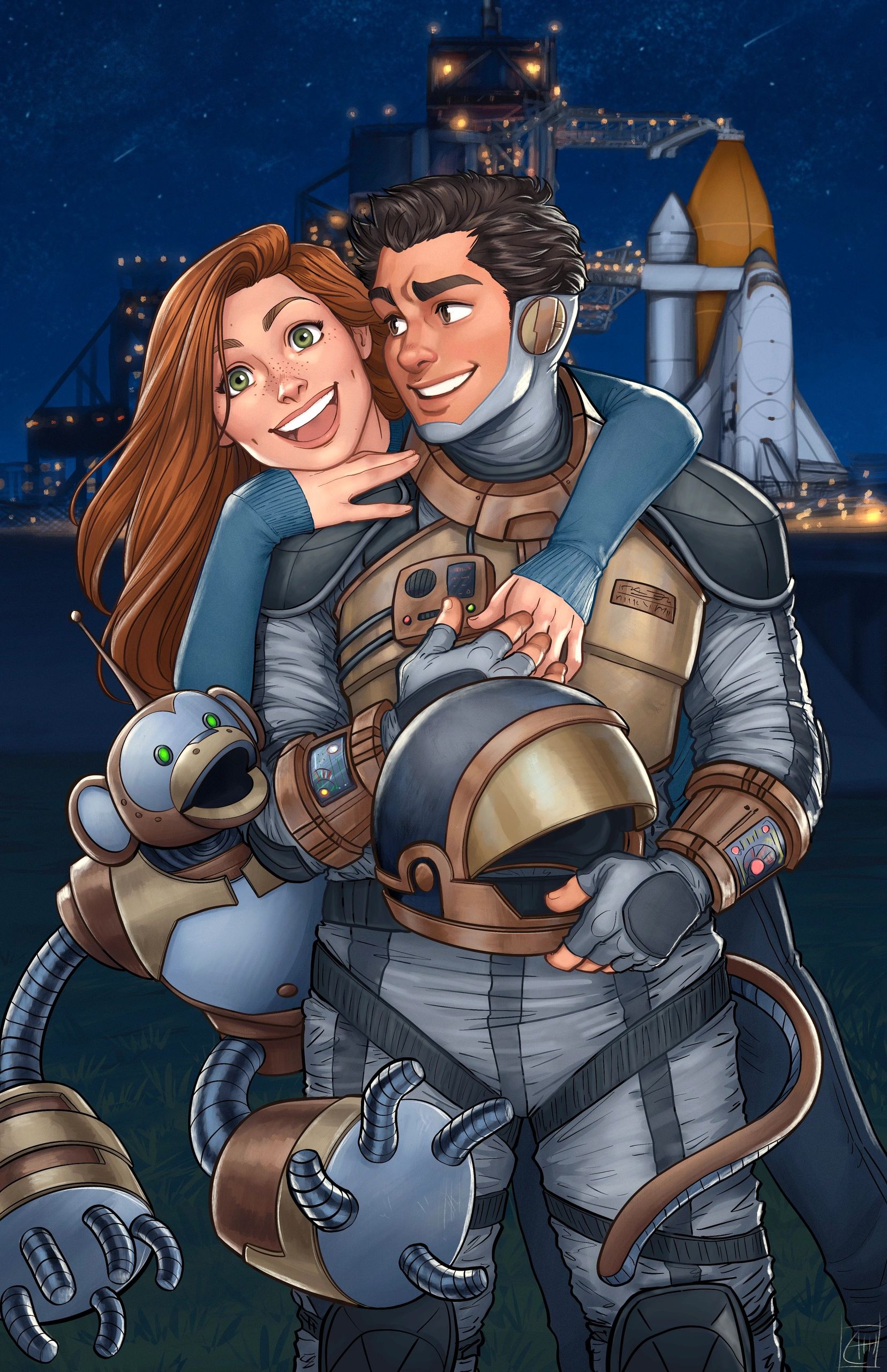 Cover art for Major Thomás - story by Omar Morales, artwork by Alexandria Monik.