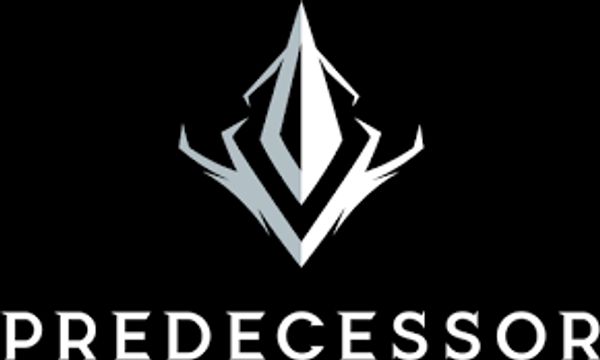 Logo with the word 'PREDECESSOR' on a black background.