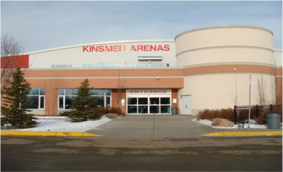 1979 - 111 Street, Edmonton, AB. Click the photo to see the Kinsmen Arenas website.