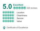 Excellent 5.0 Rating Trip Advisor