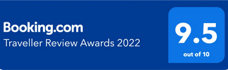 Booking.co 9.5 Excellent Rating Traveller Review Award