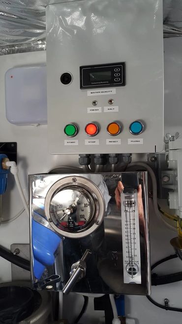 Watermaker for boats and yachts.