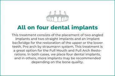 All on four dental implants. Los Algodones, Baja California, México