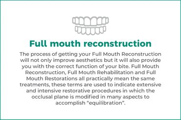 Full mouth reconstruction. Los Algodones, Baja California, México