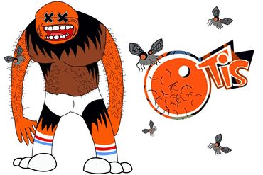 "OTIS" is a character from the EeriePop series of rag-tag misfits who survive only on sour candy!