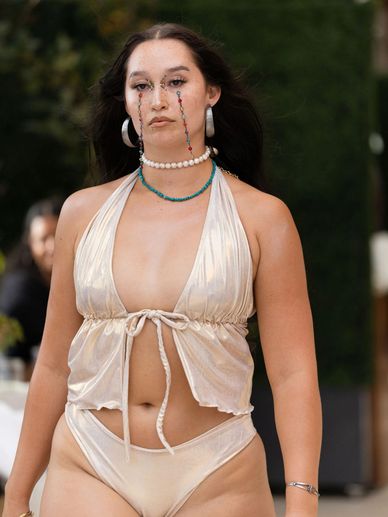 Brasileida Pool Party Fshion Show 2025 
Designer Muriel Langdon with Murmade Swimwear