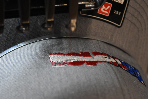 embroidered hat