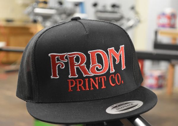 embroidered hat