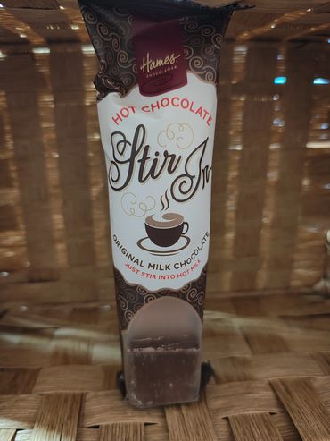 These delightful stir ins are available in the following flavors
Original Milk chocolate
Whiskey