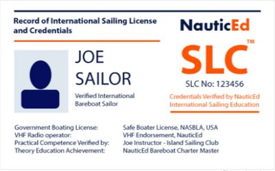 International Sailing Licence