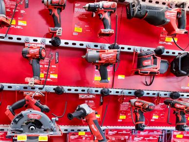 Milwaukee power tools available and for sale at Choctaw local hardware store near me