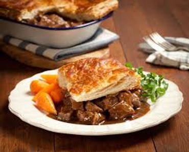 Succulent steak pie