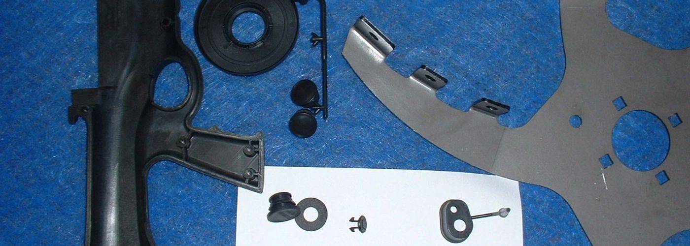 Sample parts made from some of our tooling
