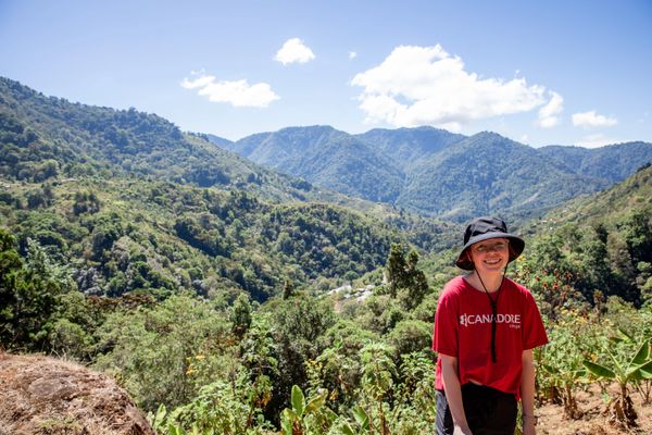 canadore student in Costa Rica - farm17 coffee farm