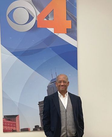 At the television station
