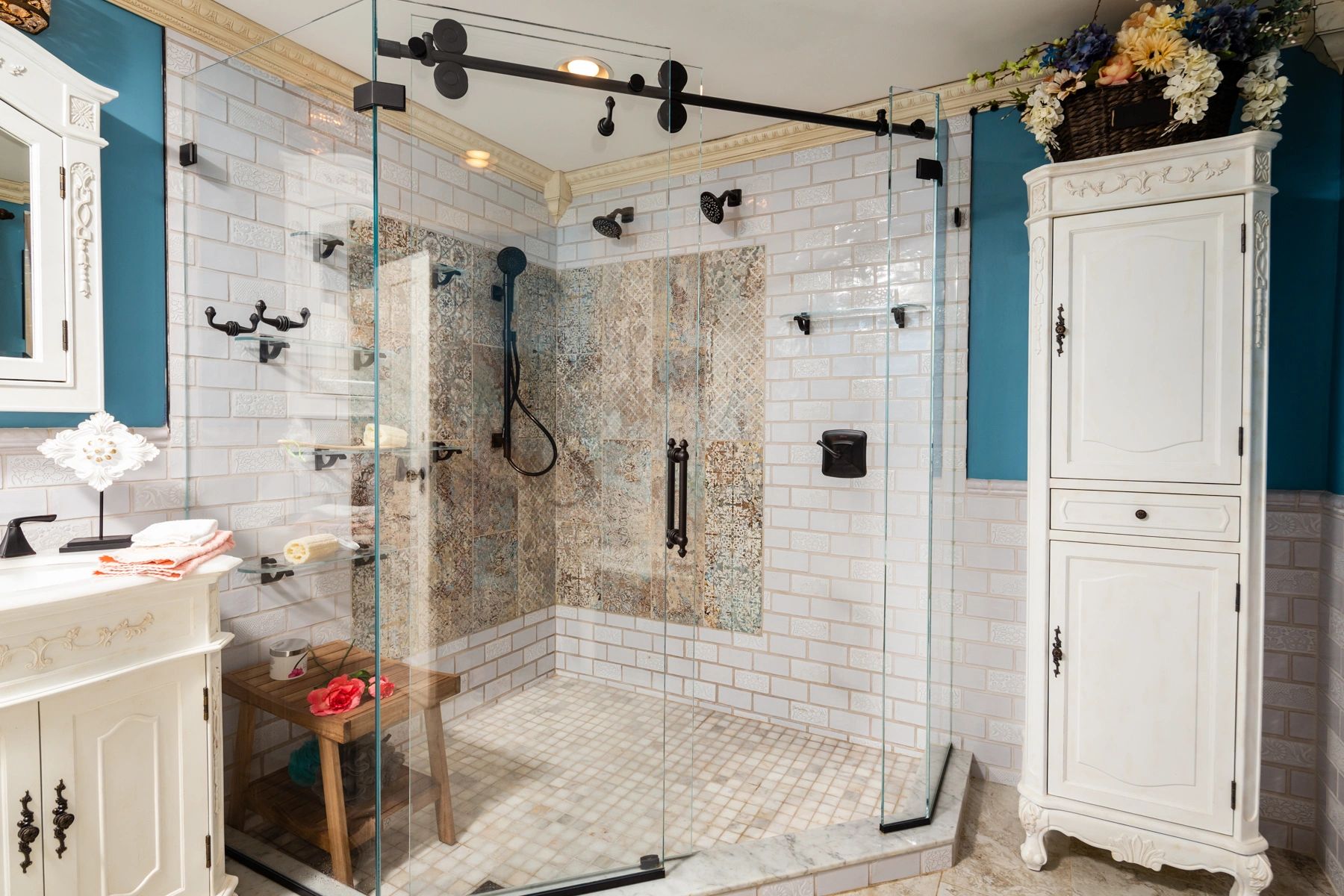 Thoroughly Modern in Kearneysville - Shower Door Experts