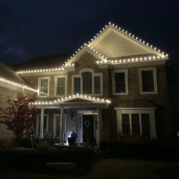 visibly clean holiday christmas lights install custom installation