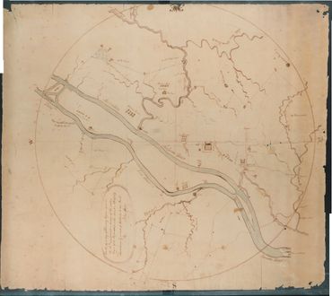 1798 plat of Prestwould Plantation.
Photo Credit: Prestwould Foundation