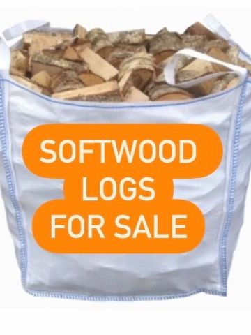 Softwood seasoned firewood
