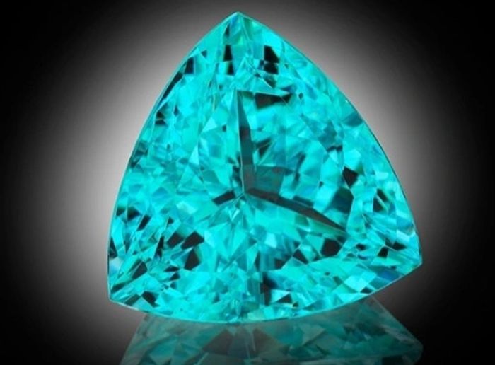 Rare, Paraiba Tourmaline with intense electric-blue hues. Copyright ParaibaTourmaline.net 