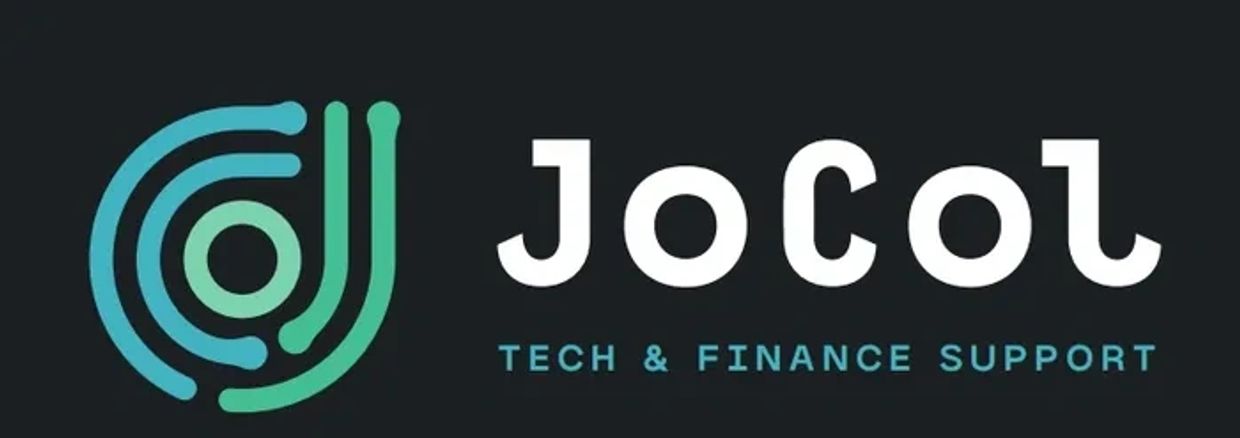 Logo of JoCol, a tech and finance support company.