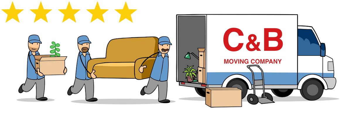 Cheap & Best Miami Movers are loading a truck with boxes and furniture, ready for moving services.
