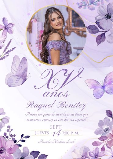 Diseño de tarjeta de invitación