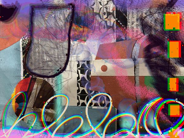 A mixture of Digital and Traditional  Collage was created in Procreate.
NO NFTs. Edition 20, Digital