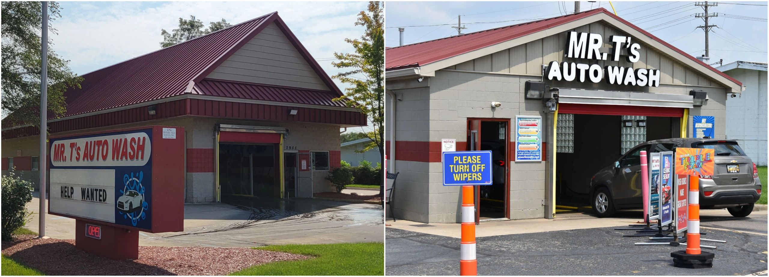 Mr. t's auto wash in Rochester Hills, Michigan.